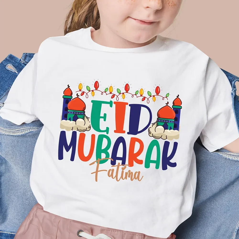 Custom Eid Mubarak T-Shirt | Family Muslim Holiday Tee