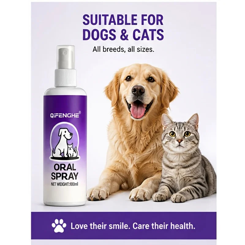 Pet Breath Spray – Fresh Oral Hygiene Mist for Dogs & Cats