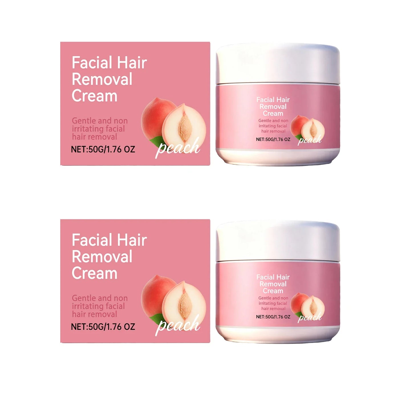 Facial Hair Removal Cream – Sensitive Skin, 50g