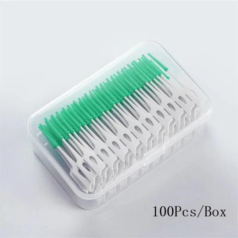 Silicone Interdental Brushes 200pcs – Dental Toothpicks