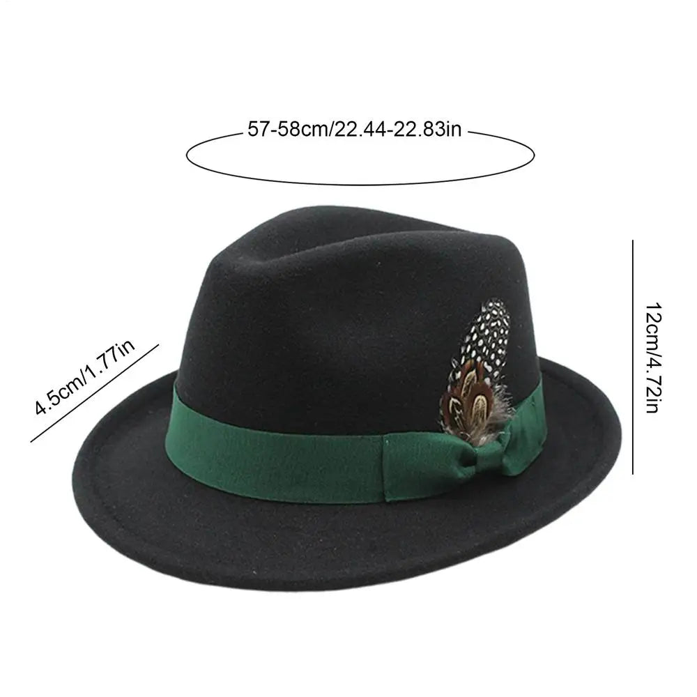 Elegant Oktoberfest Hat, Beer Festival Costume Headwear for Women Men, Adult Photo Party October Celebration Supplies Peaceful Pleasures Health and Wellness Black