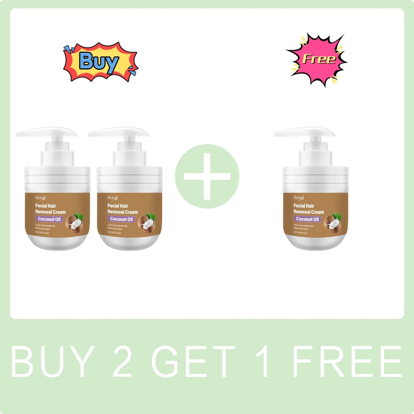 Face Hair Removal Cream Painless Not Stimulating Reduce Redness Soothing Growth Inhibitor Smoothing Body Armpit Depilatory Cream Peaceful Pleasures Health and Wellness Buy 2 Get 1 Free