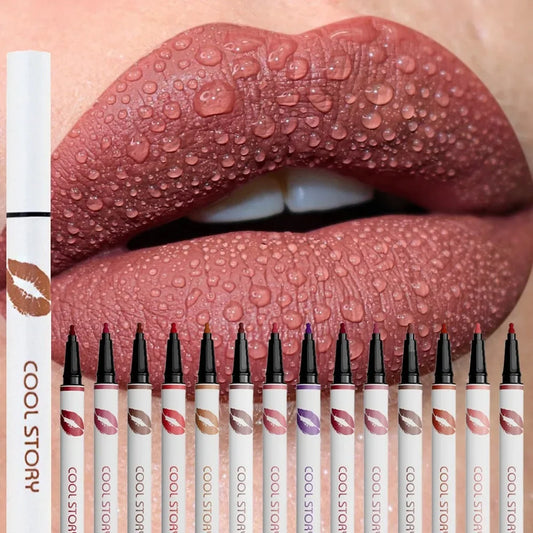 Waterproof Matte Liquid Lip Liner Pencil – Long-Lasting Color Liquid Lip Liner Peaceful Pleasures Health and Wellness