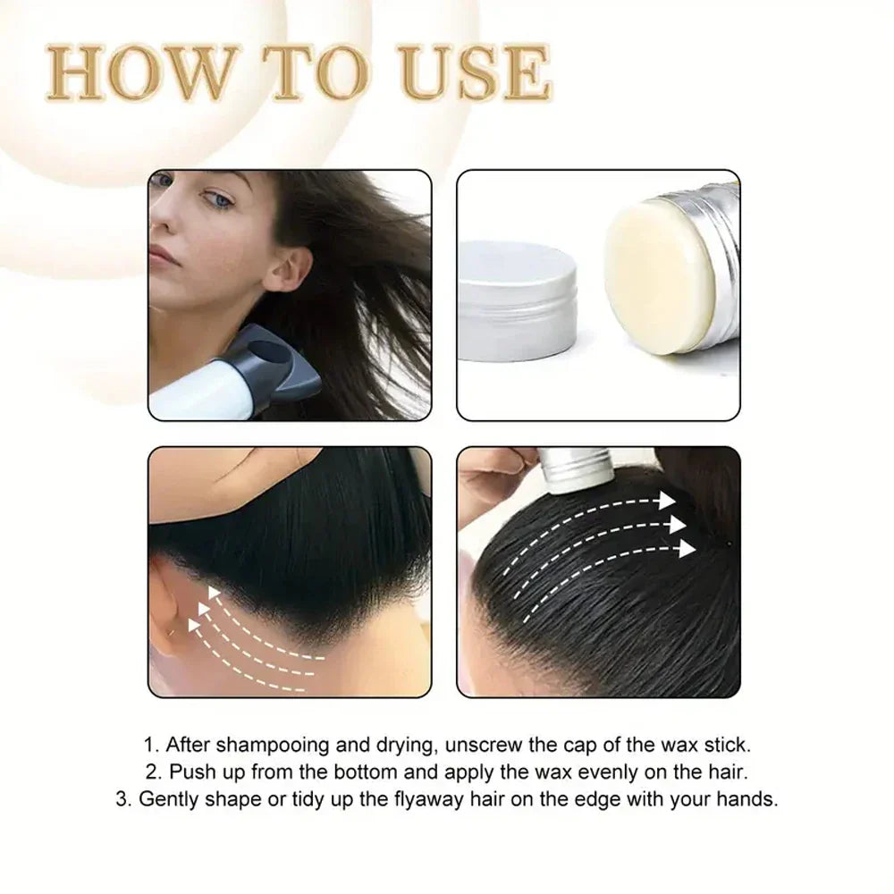 Hair Wax Stick – Non-Greasy Edge & Flyaway Control | 45g
