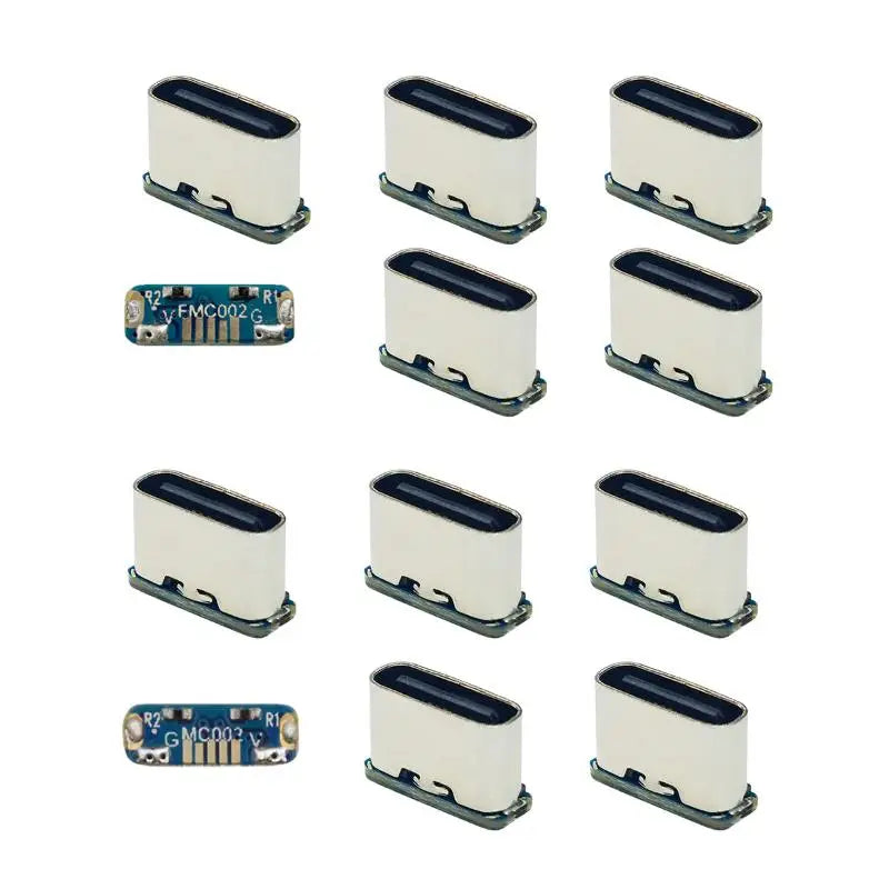 2-Pack USB Type-C Female 5-Pin SMD Socket PCB Solder Connector