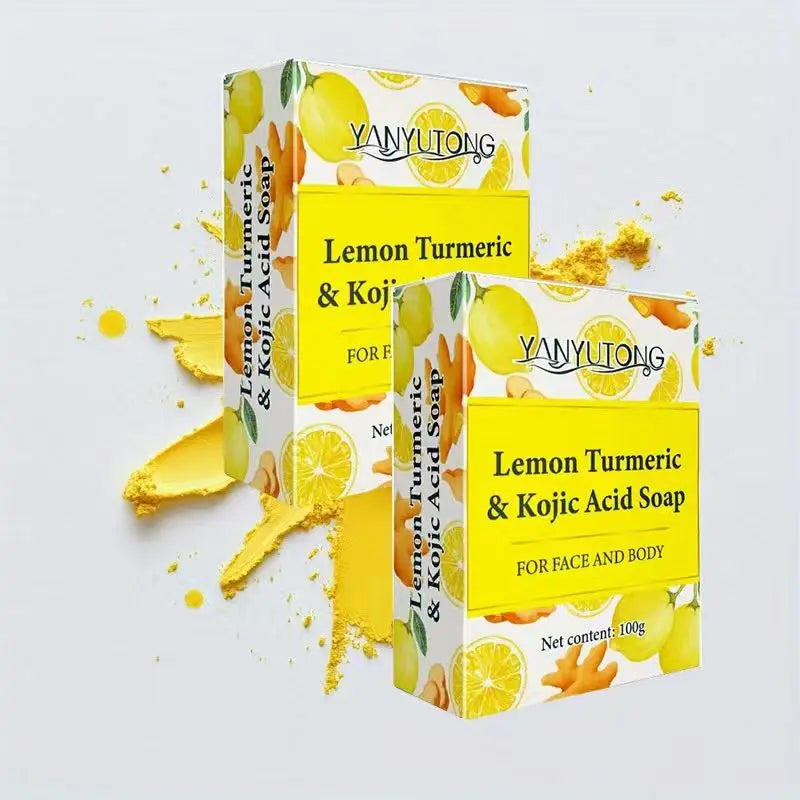 Turmeric & Lemon Granule Soap – Deep Cleansing 2-Pack