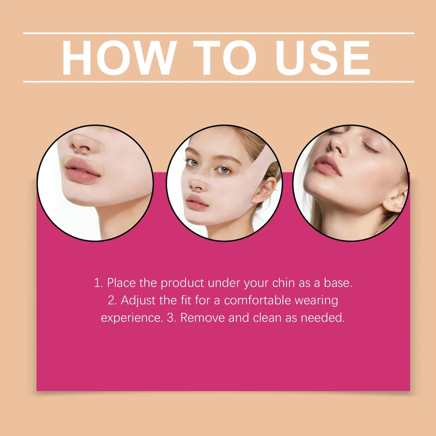 Jawline Chin Strap – Lightweight, Skin-Friendly Facial Contour