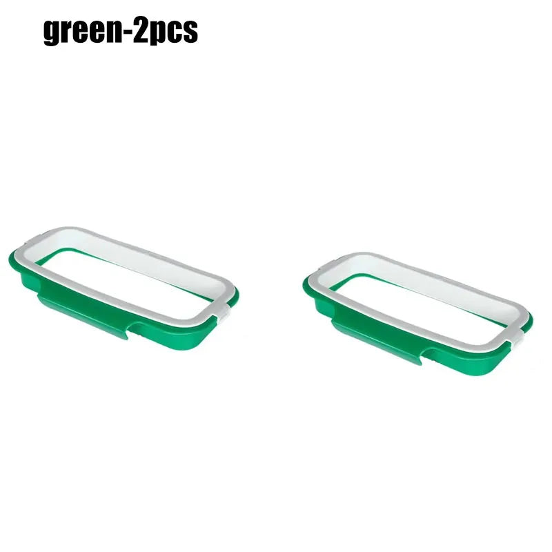 Kitchen Cabinet Hanging Trash Bag Holder Rack | Eco Plastic