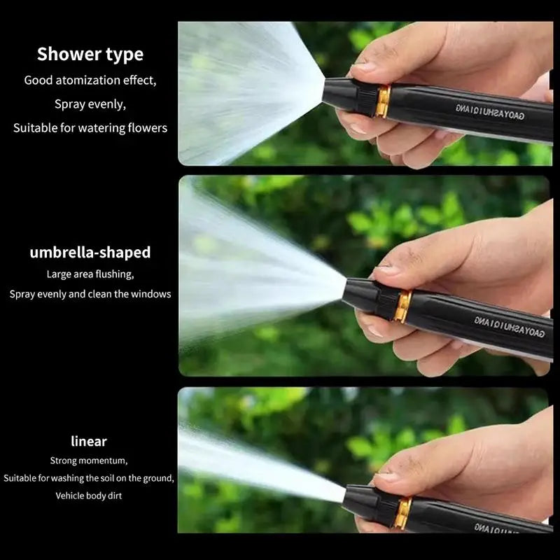 Adjustable Nipple Type Portable Direct Spray Car Wash Nozzle High Pressure Washing Water Home Garden Shower Water Tools Peaceful Pleasures Health and Wellness
