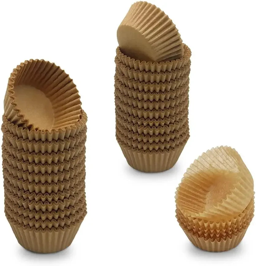 1000-Pack Greaseproof Cupcake & Muffin Liners – Food-Grade Paper Baking Cups, Oven Safe to 428°F