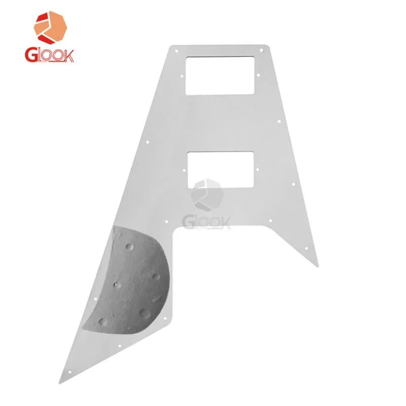 Dovetail Electric Guitar Guard Plane White Panel Flying V Musical
