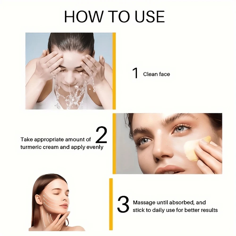 LGRAMER Turmeric Face Cream – Dark Spots, Acne & Wrinkles