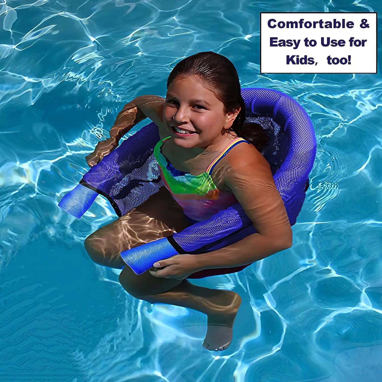 Float Pool Chair Float Lounger Recliner Water Chair Inflatable Floating Ring Hammock Pool Mattress Swimming Pool Accessories Peaceful Pleasures Health and Wellness
