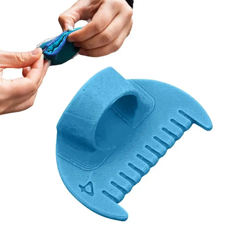 Finger Template Hand Sewing Sewing Needle Gauge Measuring Tool Needle Thimble Finger Protector Quilting Alignment Tool For Craft Peaceful Pleasures Health and Wellness
