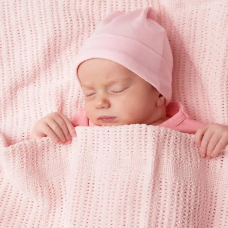 4-Pack Newborn Baby Bonnet Hat & Mittens Set | 0–3 Months Cotton