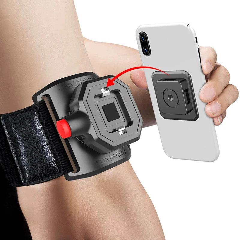 Detachable Rotatable Mobile Sport Bag For Phone For Running Sports Bags mp3/mp4 Bags For Jogging Armband Cell Phone Wrist Strap Peaceful Pleasures Health and Wellness 146C