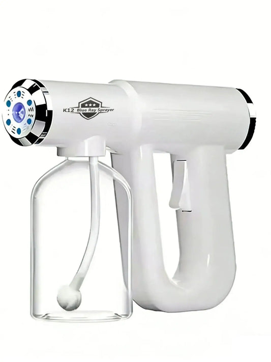Blue Light Nano 300ML USB Rechargeable Wireless Steam Gun Barber Sprayer for Grooming And Styling Tools Peaceful Pleasures Health and Wellness
