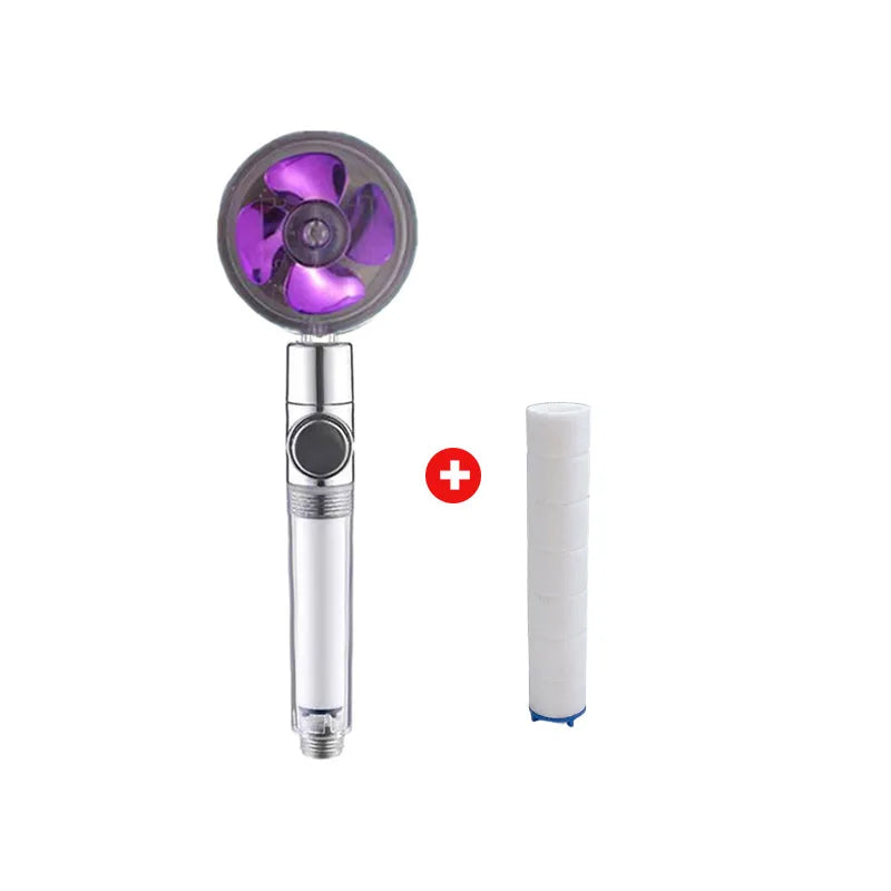 High-Pressure Handheld Showerhead | Filter & Water-Saving