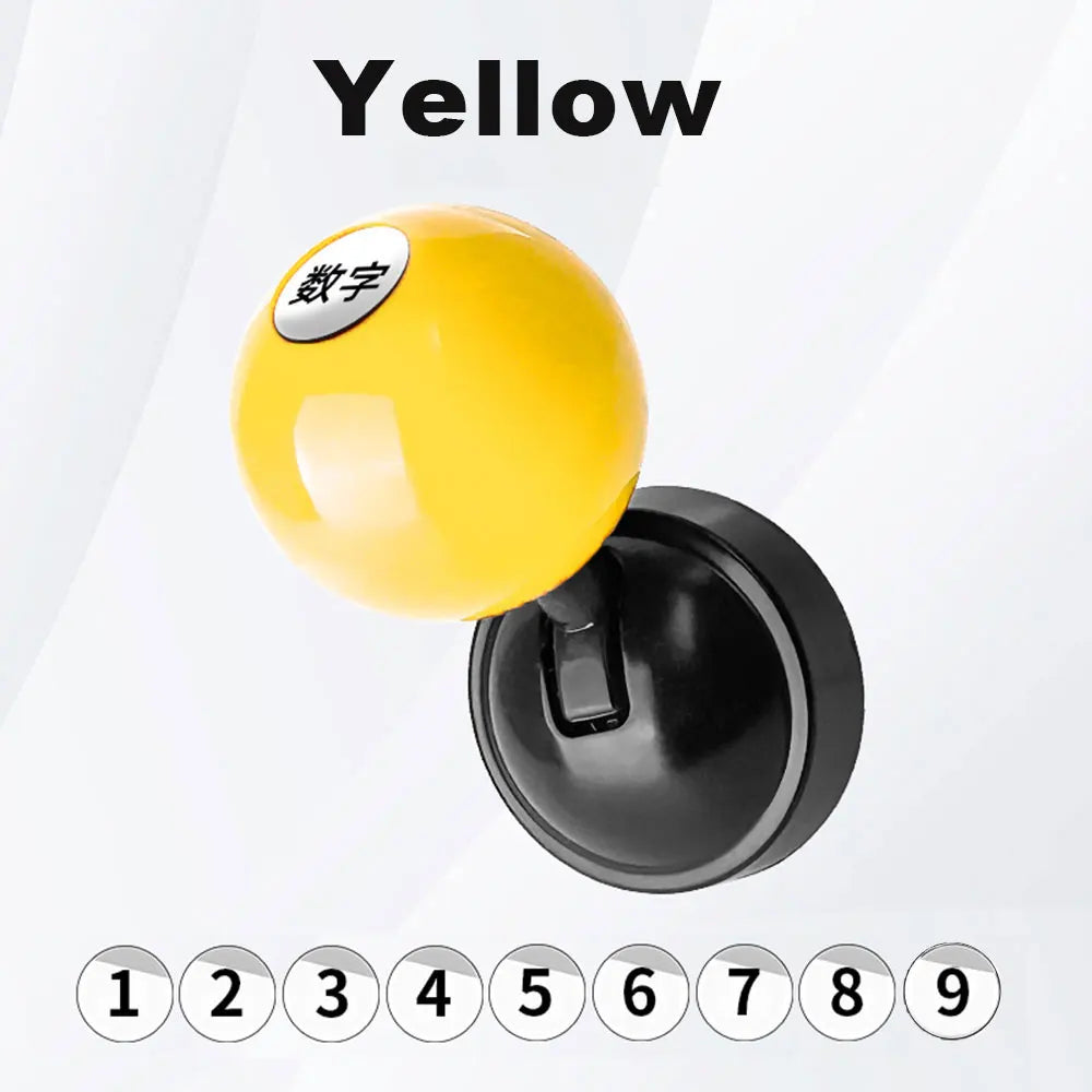Lucky Number Billiard Ball Car Start Button Cover | DIY Decor