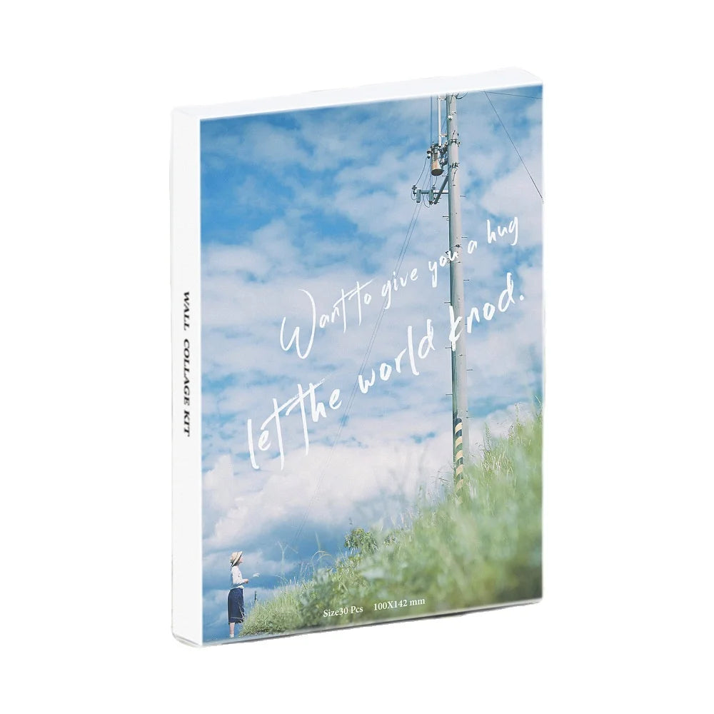 Creative Landscape Postcards DIY Background Wall Sticker Poster