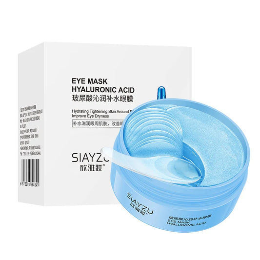 60pc Hyaluronic Acid Collagen Eye Masks – Dark Circles & Bags Eye Mask Patches Peaceful Pleasures Health and Wellness Hyaluronic Acid