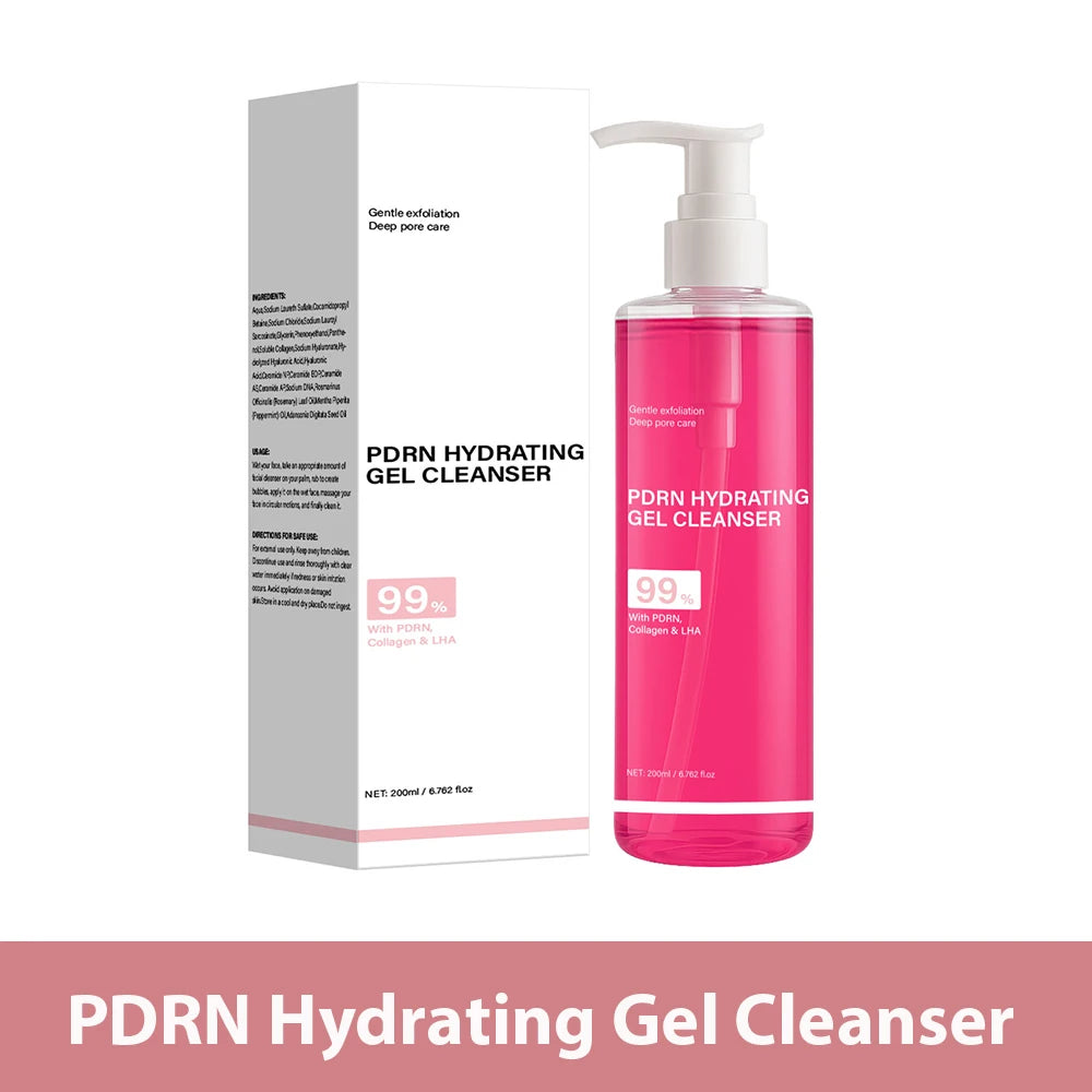 PDRN Pink Peptide Eye Cream 30ml for Women Reduces Dark Circles & Wrinkles, Lifting and Firming, Deep Moisturizing Peaceful Pleasures Health and Wellness 200ML Cleanser