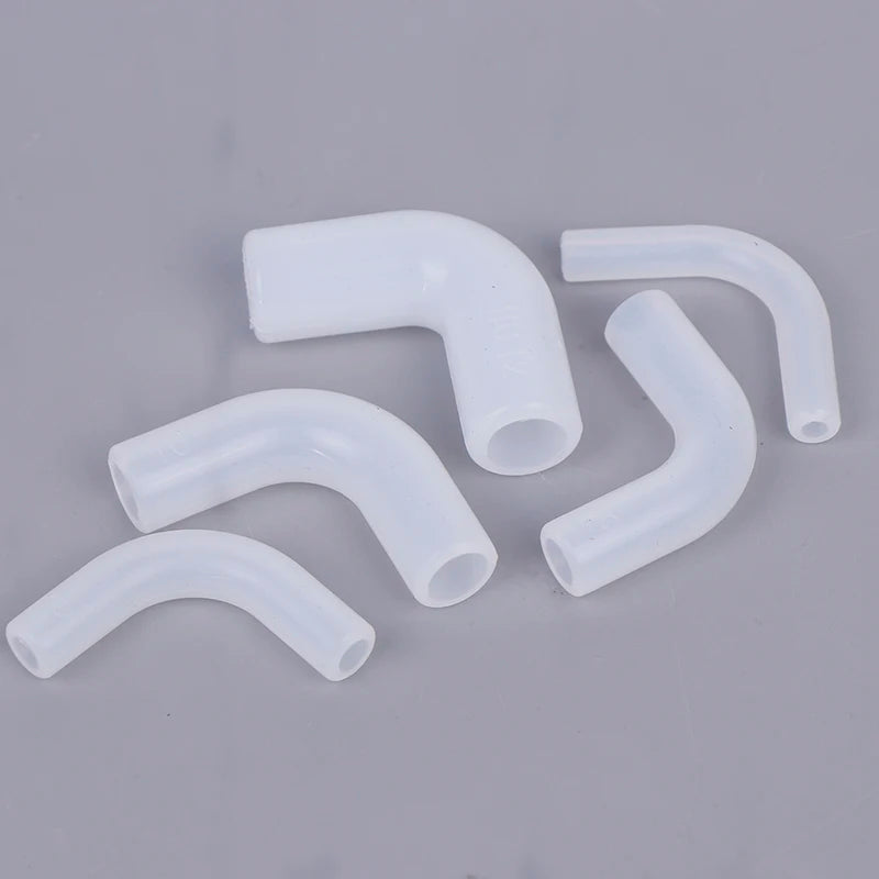 Set of 5 Flexible Silicone Right Angle Joint for Irrigation Tube, Garden Connector Peaceful Pleasures Health and Wellness