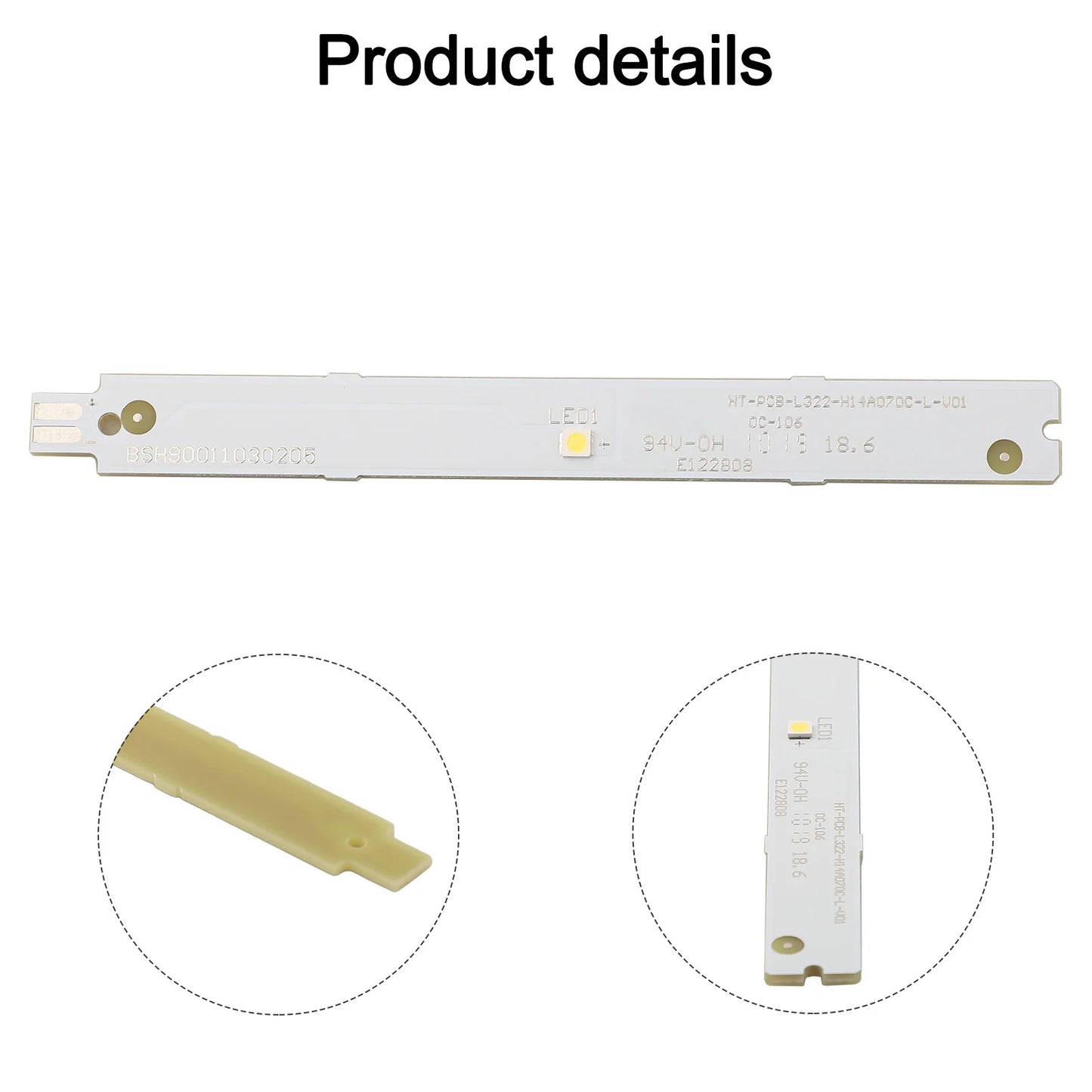 1X Refrigerator LED Light Bar Parts Siemens BSH 9001030205 9001069888