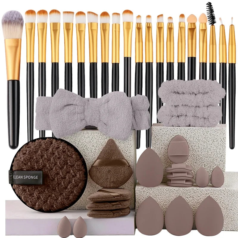 RUNTOIN 20PCS Makeup Brush Set – Eye Shadow & Concealer
