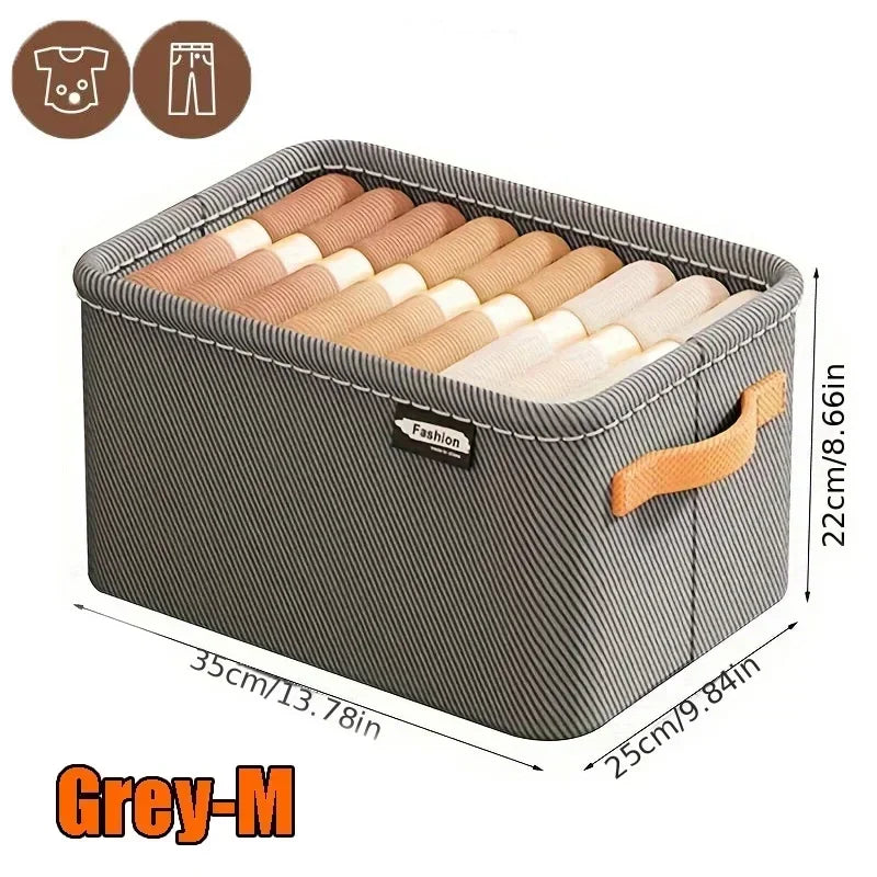 Foldable Clothes Storage Box – Wardrobe & Drawer Organizer