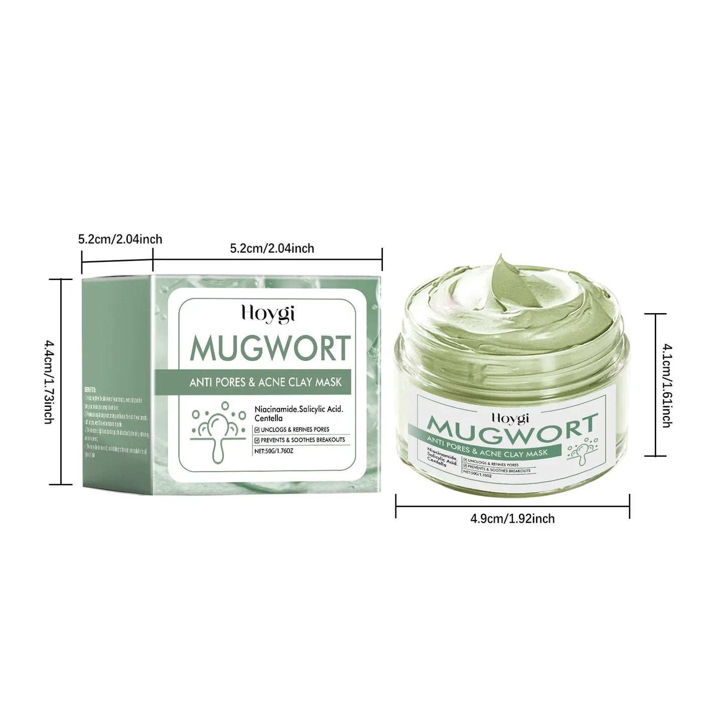 Deep Cleansing Clay Mud Mask – Pore Shrinking & Acne Care