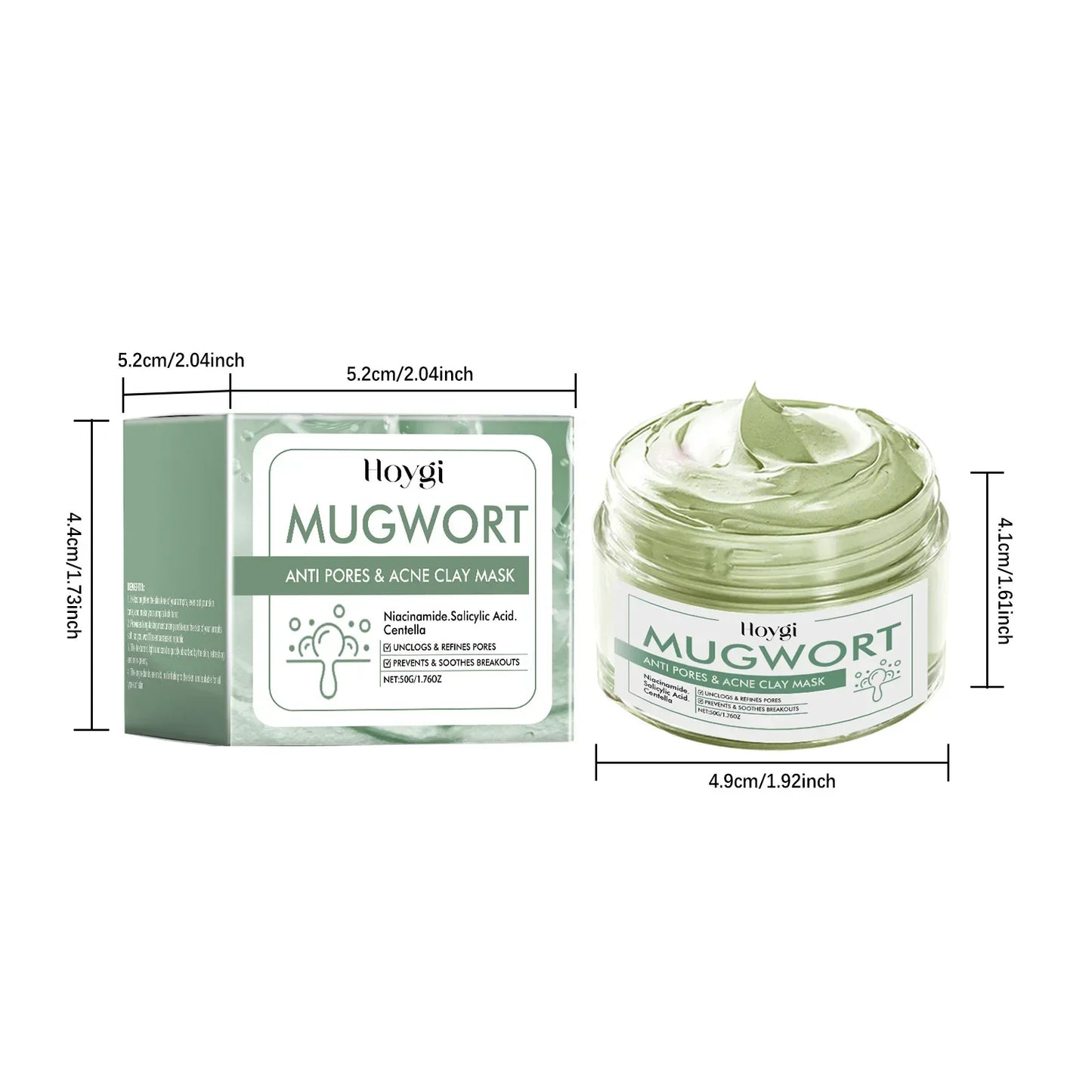 Hoygi Clay Mud Mask – Acne, Pores & Blackhead Remover