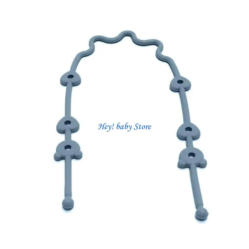 Colorful Silicone Pacifier Chain Clip – Stroller & Chair Holder