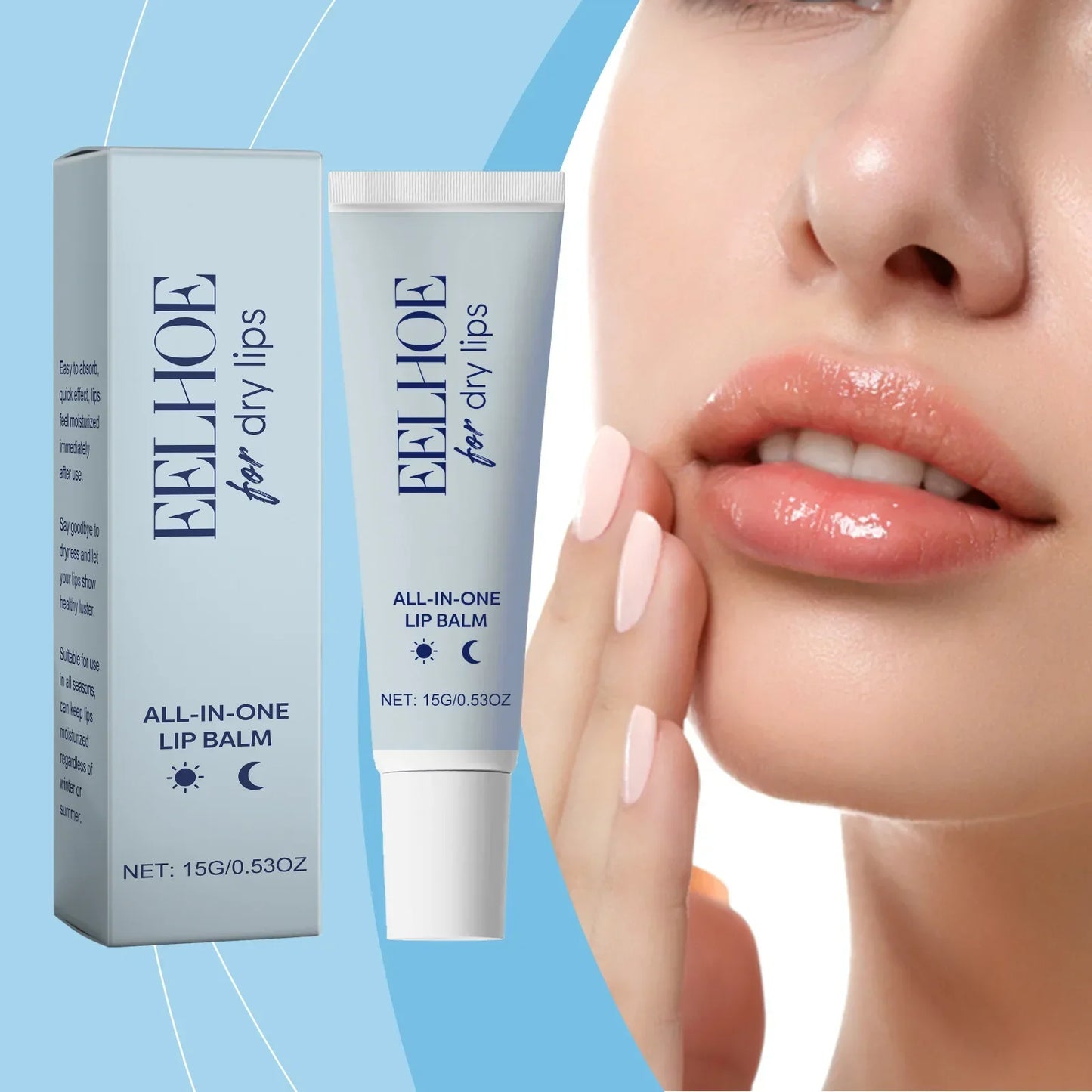 EELHOE Aloe Vera Matte Lip Balm Stick – Waterproof & Moisturizing Peaceful Pleasures Health and Wellness