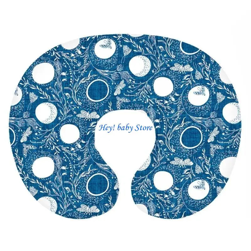 Breastfeeding Pillow Cover – Soft Print Nursing Slipcover