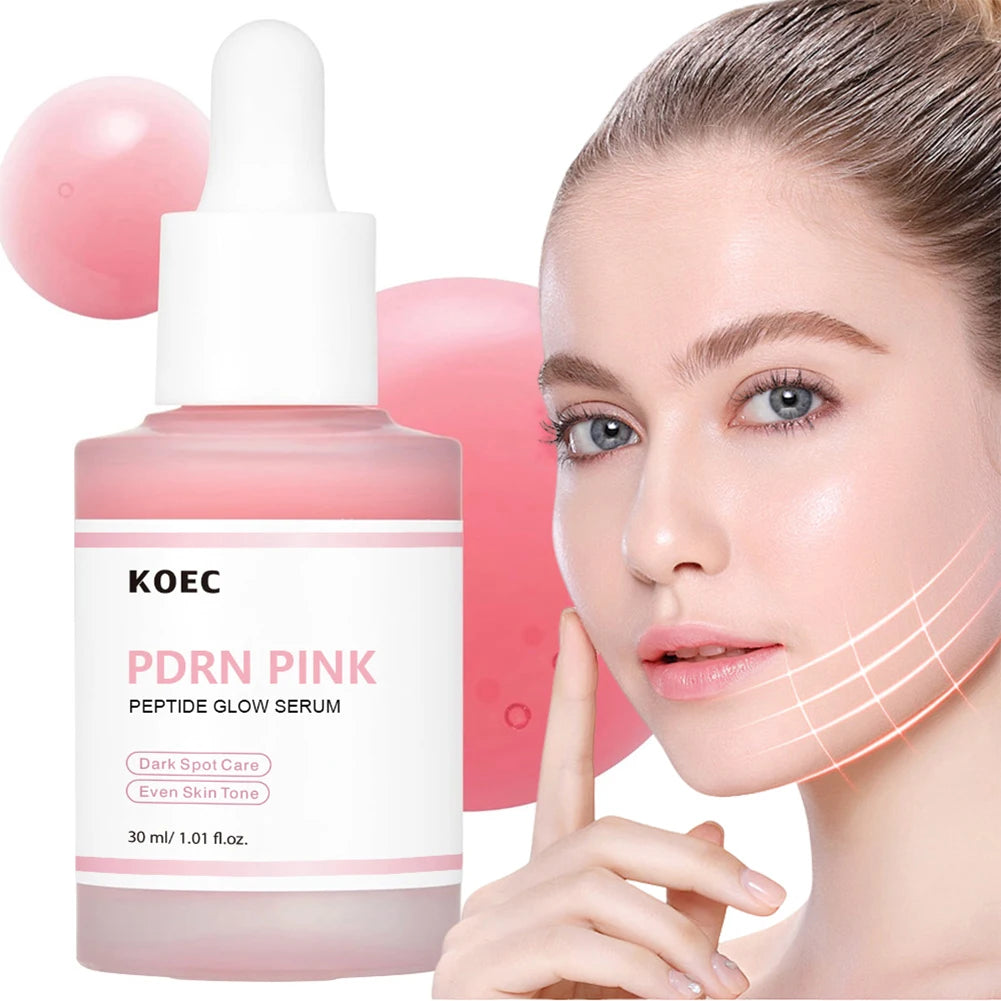 PDRN Pink Peptide Face Serum 30ml – Niacinamide Glow & Firm