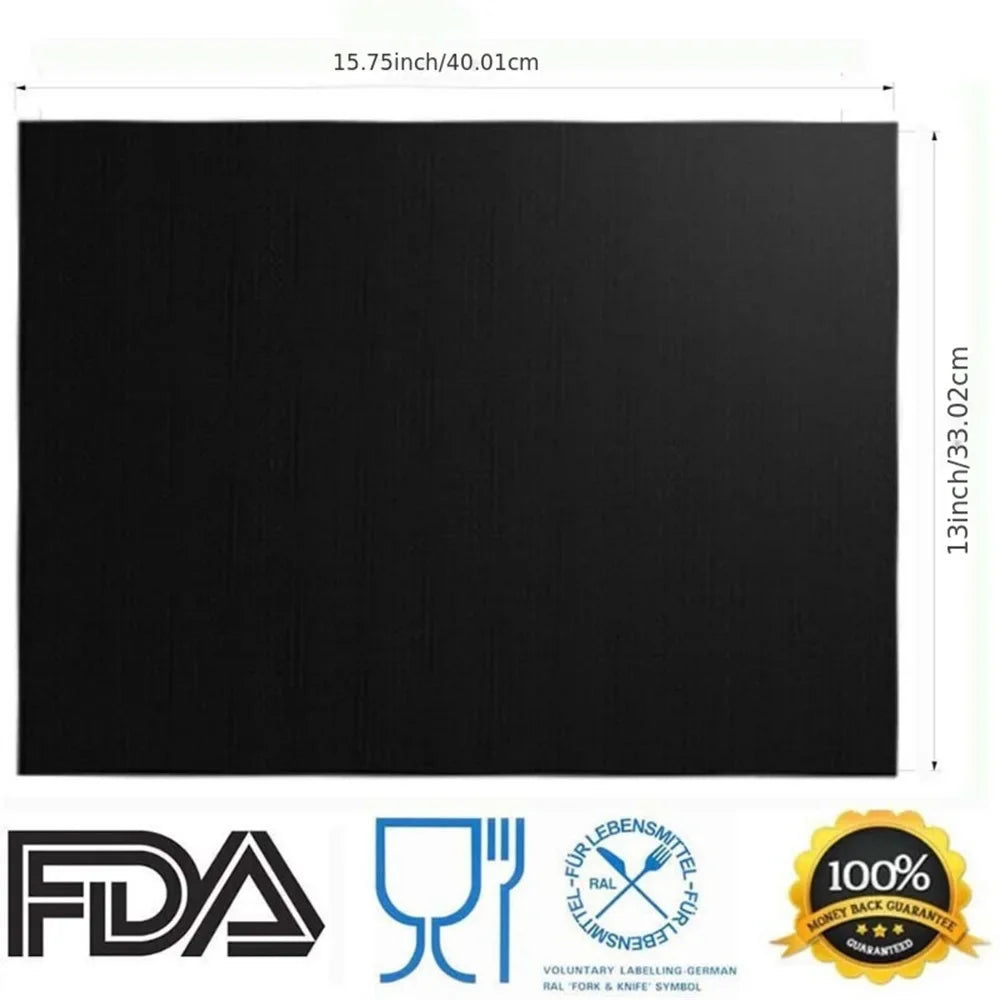 BBQ Grill Mat – Non-Stick, Heat Resistant & Reusable 40x33cm