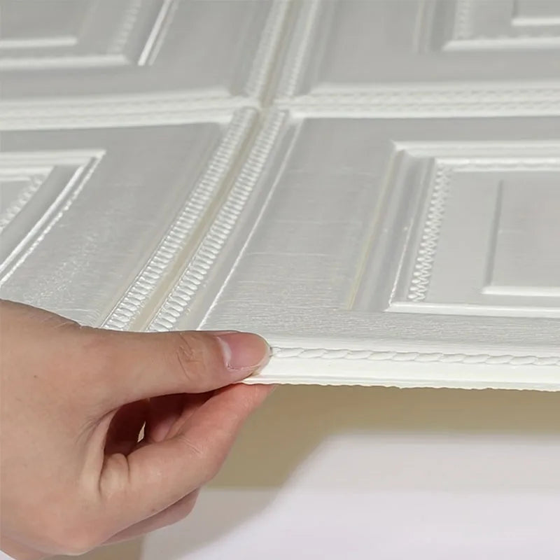 3D Peel & Stick Wall Panels – Self-Adhesive Moisture-Proof Tiles
