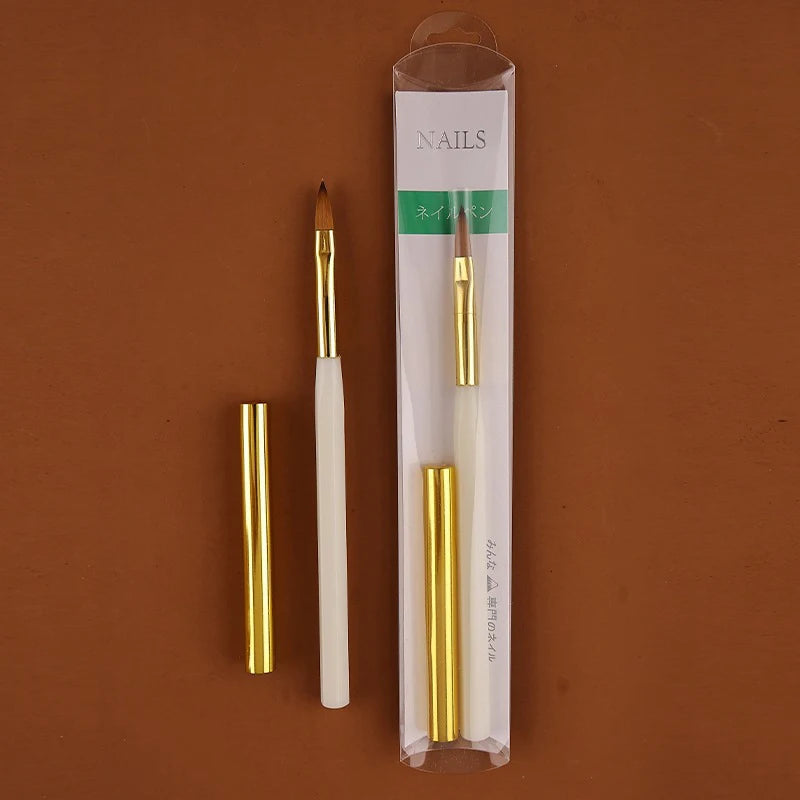 1 PCS Nail Brush For Manicure Art Brush Nail Salon Brush Gadgets Nail Supplies For Professionals Peaceful Pleasures Health and Wellness