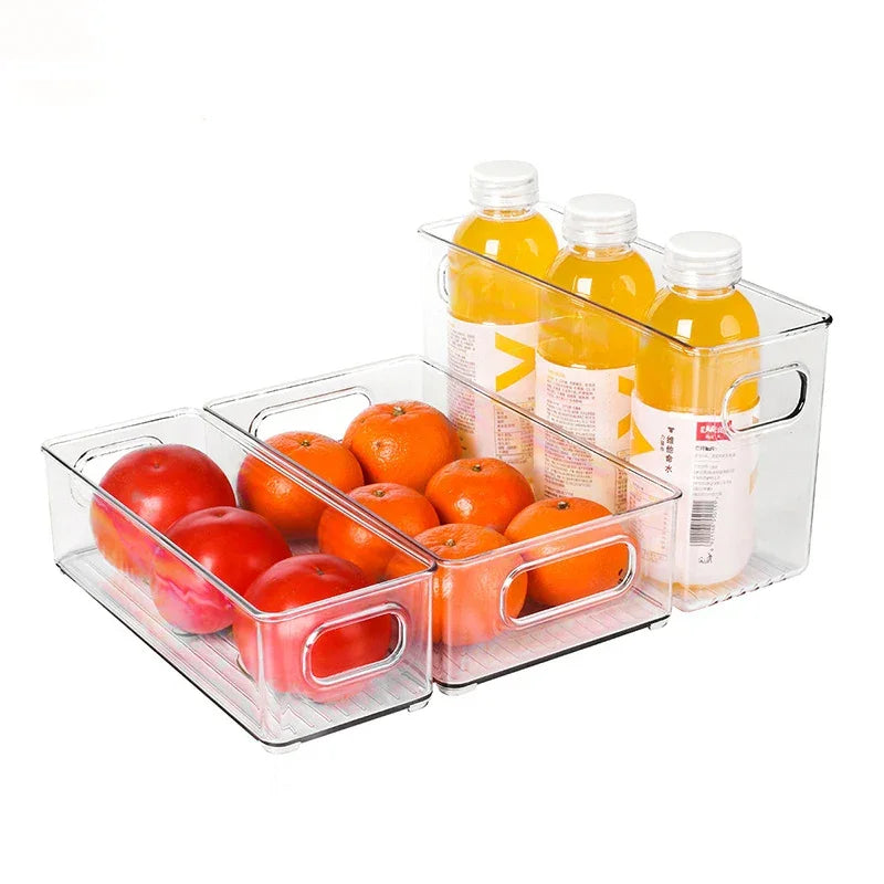 Transparent Refrigerator Storage Box Vegetable Fruit Organizer Fridge Clear Container for Kitchen Food Drinks Storage 2030 Peaceful Pleasures Health and Wellness