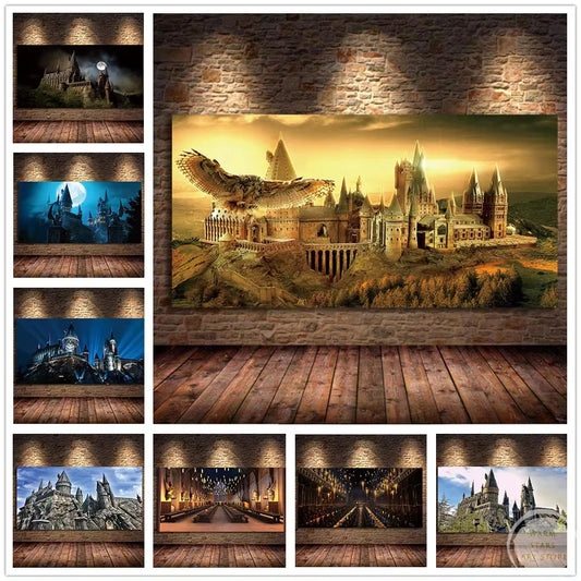 Harry Potter Hogwarts Owl Canvas Wall Art | Kids Room Decor Canvas Wall Art Peaceful Pleasures Health and Wellness