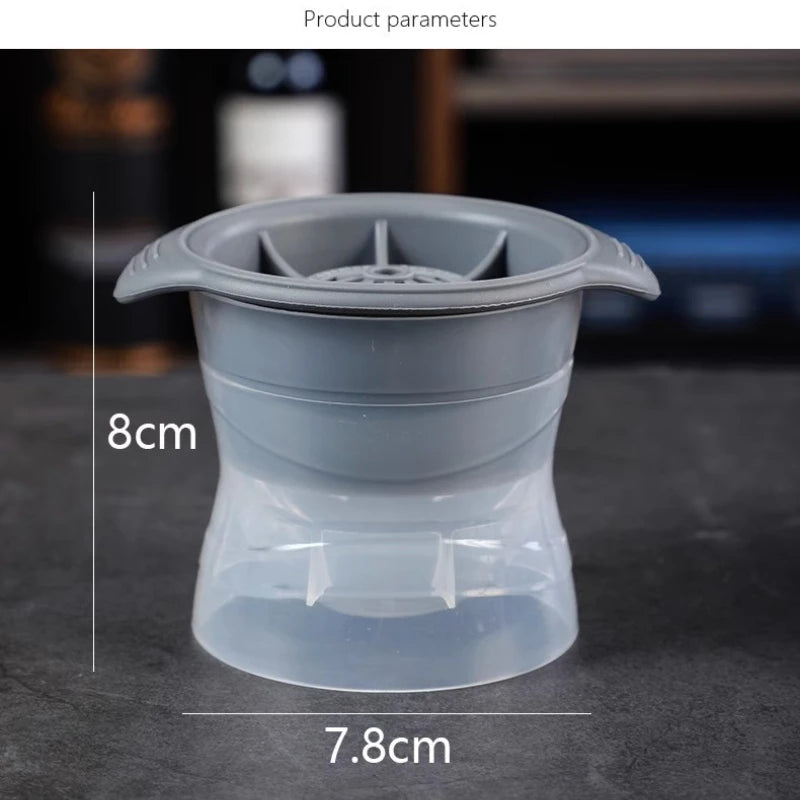6cm Silicone Sphere Ice Ball Mold – Whiskey Ice Maker, 20 Balls Silicone Ice Ball Mold Peaceful Pleasures Health and Wellness
