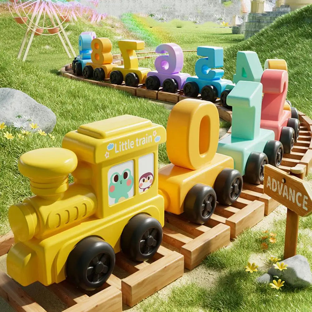 Magnetic Number Train Set | Educational Counting Toy Ages 1–4 Educational Train Toy Peaceful Pleasures Health and Wellness