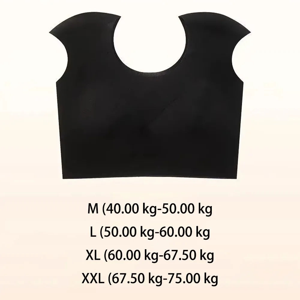 Seamless Shoulder Bra Tank Top – Breathable Invisible Vest