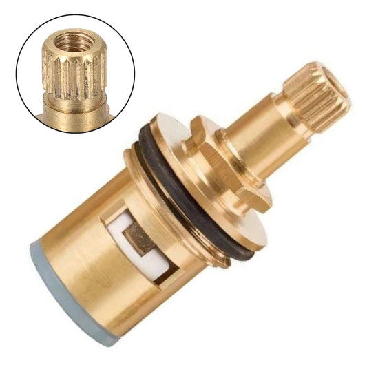 Single Valve Quick Opening Core Faucet Accessories Copper Rod Kitchen Peaceful Pleasures Health and Wellness yellow 1