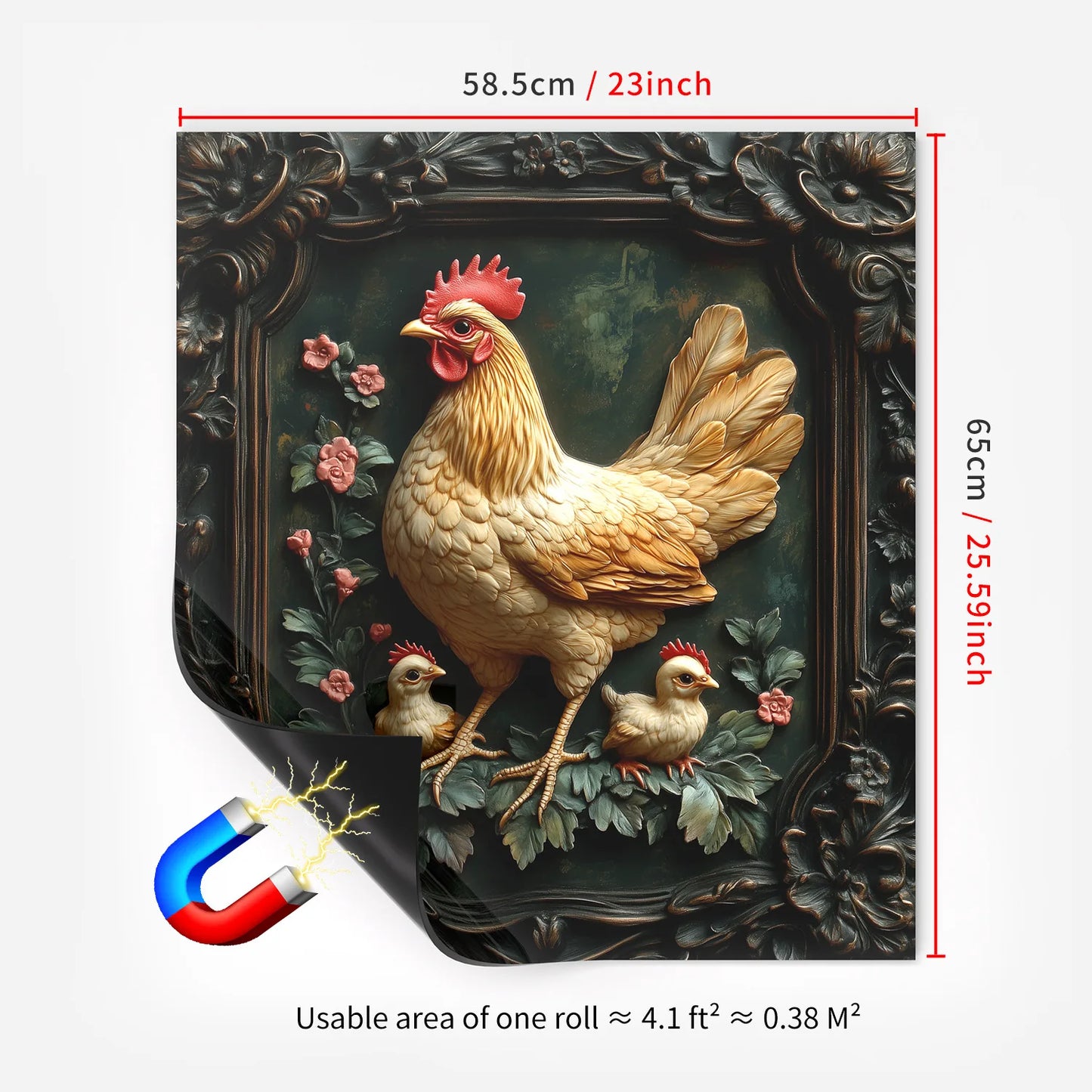 Household dishwasher magnetic patch kitchen and refrigerator magnetic patch Peaceful Pleasures Health and Wellness MDS03