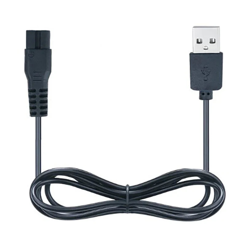 80cm USB 2-Pin Electric Shaver Charging Cable – Universal