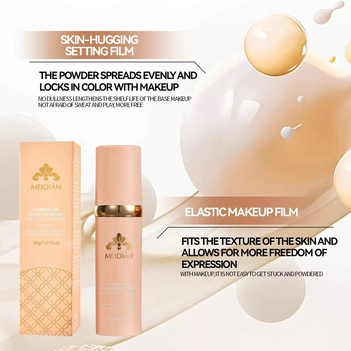 4-in-1 Color Changing Foundation SPF 50 – Matte & Hydrating