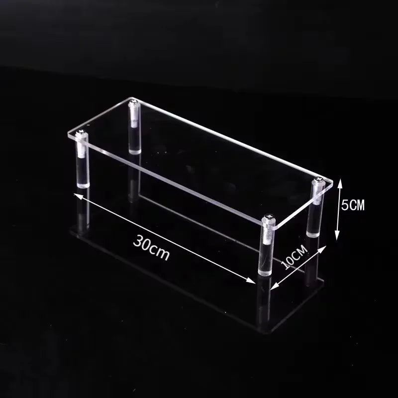 1-5 Tier Acrylic Display Stand Clear Riser Rack Cupcake Perfume Doll