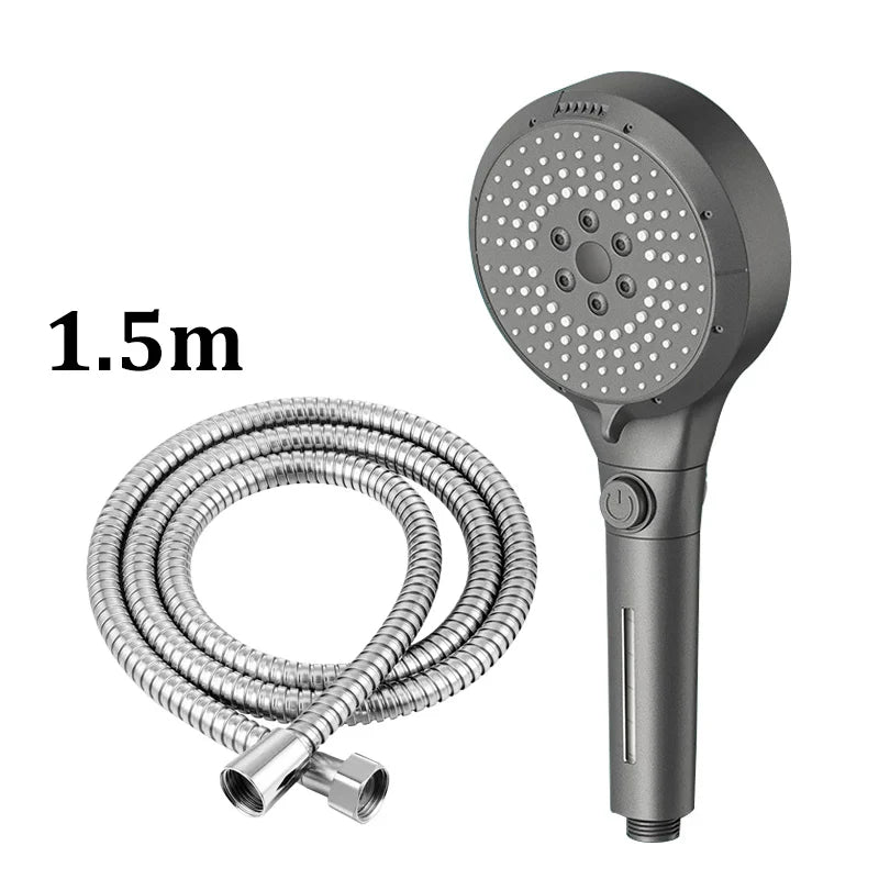 6-Mode Filtered Handheld Shower Head Set with 1.5m Hose